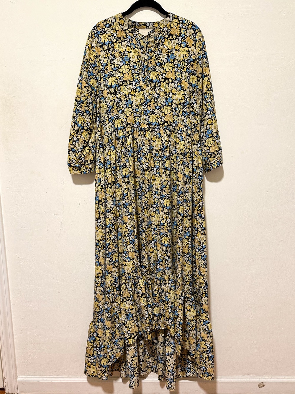Melloday floral high-low dress